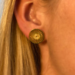 Gold Sun Wheel Studs