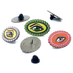 Eye See Passionfruit Enamel Badges