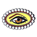 Eye See Banana Split Enamel Badge