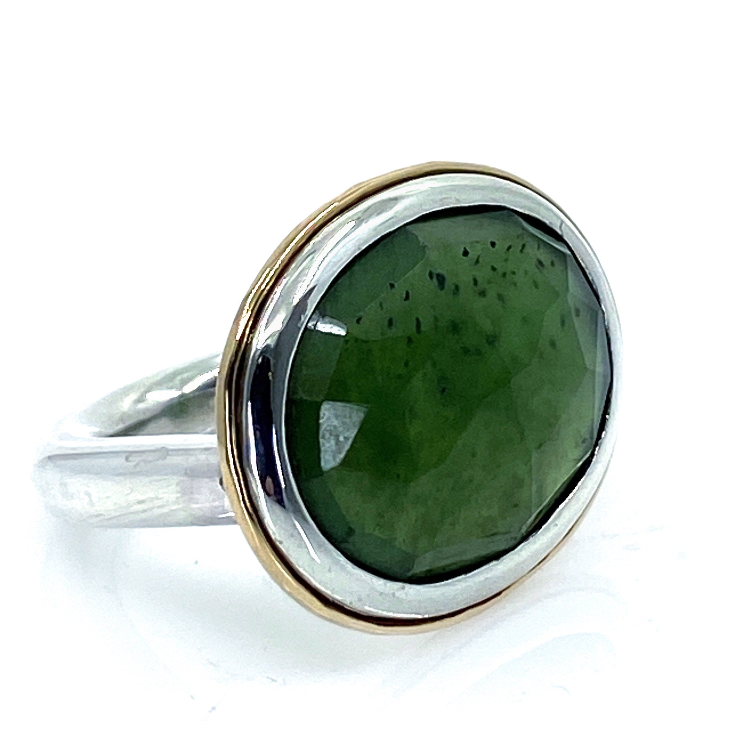 Green Jadeite Ring