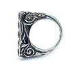 Carved Citrine Ring