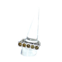 Five Citrine Ring